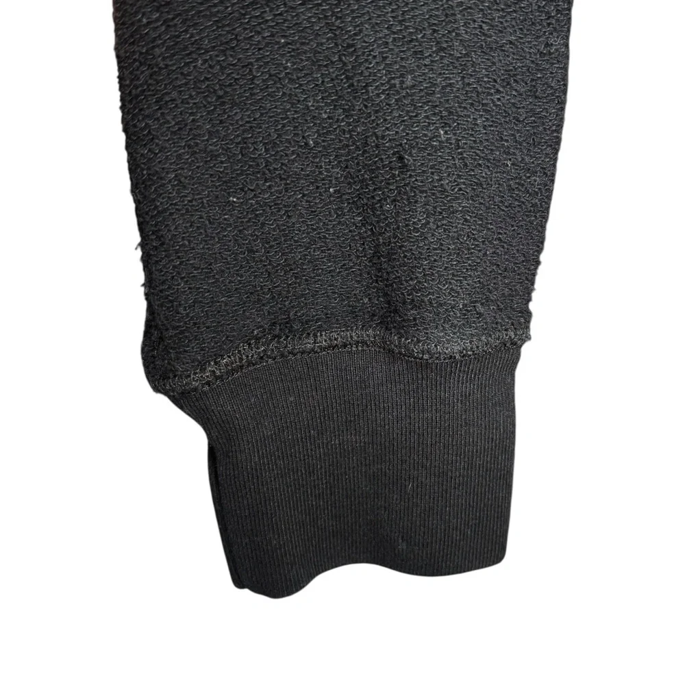 Hiro Clark Black French Terry Crew Neck Sweatshirt - Large